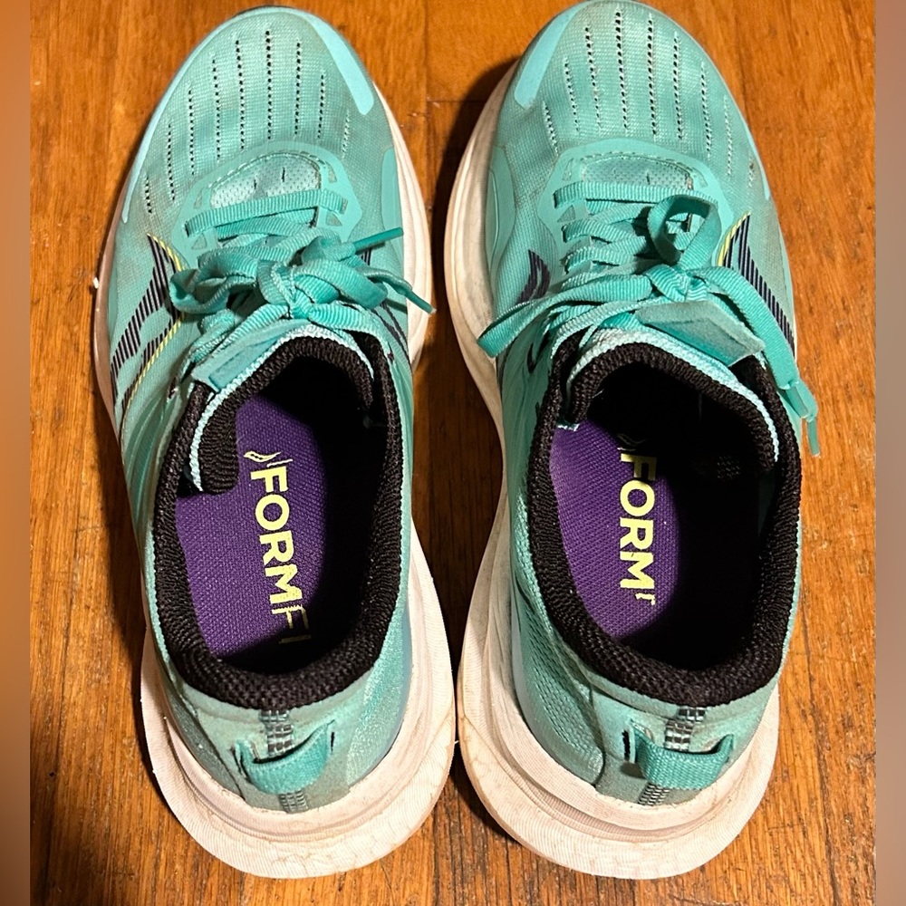 🦋💎Saucony Icy Teal Blue Athletic Shoes with Breathable Mesh and Cushioning - Picture 7 of 10